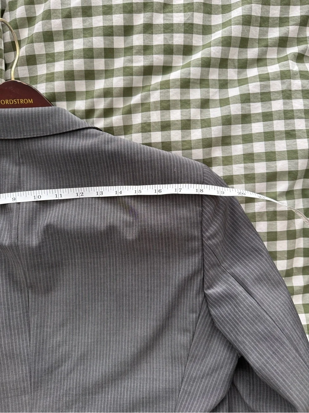 Hugo Boss Men's Gray Pinstripe Sport Coat